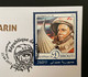 Euro Souvenir Banknote Cover Djibouti Youri Yuri Gagarine Gagarin Space Espace Bloc Block Banknotenbrief - Afrique