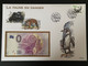 Euro Souvenir Banknote Cover France 2021 Europa CEPT Faune En Danger Fauna Strasbourg Banknotenbrief - Other & Unclassified