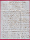 LETTRE DE SYRA SYROS GRECE GREECE 1861 POUR BORDEAUX CACHET ENTREE ROUGE GRECE MARSEILLE AM - ...-1861 Voorfilatelie