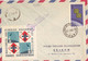 25988# POLOGNE LETTRE Rocket Mail VIGNETTE CINDERELLA AEROKLUB KRAKOWSKI Obl KRAKOW 1963 POLSKA FUSEE - Raketten