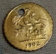 Egypt .. Vintage Golden Token Of King George V ..minted In Cairo  , Agouz - Monarquía / Nobleza