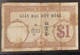French Indochina Indo China Indochine Laos Vietnam Cambodia 1 Piastre Fine Banknote Note 1921-31 - Pick # 48a / 2 Photos - Indochina