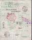 CHINA CHINE CINA PARCEL WITH HUBEI HUANGMAI 436500 ADDED CHARGE LABEL (ACL) 0.10 YUAN X4 GOOD! - Briefe U. Dokumente