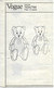 Vogue Craft Teddy Bears Pattern 7534 - No Anniversary Medaillion - Patron Ours En Peluche - Pas De Médaille Anniversaire - Beren