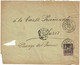 CTN74 - ALEXANDRIE LETTRE DU 15/4/1892 - Storia Postale