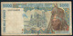 W.A.S. Ivory Coast  P113Ai  5000  FRANCS (19)99 Or 1999  FINE - Westafrikanischer Staaten