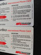 ITALIA  TELECOM ITALIA 2X 100 UNITS COLUMBUS/ DIFF BACKSIDE    PREPAIDS CARDS   ** 6247** - Other & Unclassified