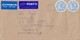 New Zealand AIRPOST & FASTPOST Par Avion Labels WAIKATO 1995 Cover Denmark $1.00 (Round) Kiwi Bird Vogel Oiseau Stamps - Luftpost