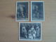 LOT DE 3  PHOTOS THEATRE COSTUME - Anonyme Personen