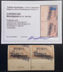 Memel Mi 43Ix Bru UNIQUE FLUGPOST VARIETY: 1921 50c Merson COIN DATÉ+VARIÉTÉ (BPP France Lithuania Memelgebiet Abart - Unused Stamps