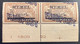 Memel Mi 43Ix Bru UNIQUE FLUGPOST VARIETY: 1921 50c Merson COIN DATÉ+VARIÉTÉ (BPP France Lithuania Memelgebiet Abart - Unused Stamps