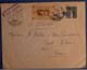 M1 LA REUNION BELLE LETTRE 1939 CACHET PAR AVION VIOLET SAINT DENIS A SAINT FELIX FRANCE+ AFFRANCHISSEMENT INTERESSANT - Covers & Documents