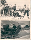 Photo Originale Lot De 4 Photos Luge Ski Neige Sports D'hiver 1937 Carte-photo - Sporten