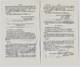 Bulletin Des Lois 412 1851 Oignons De Scille Marine D'Algérie/Général Ducos De La Hitte/Pierre-François De Saint-Priest - Wetten & Decreten