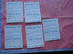 Delcampe - 6 Cards Sunlight Zeep Savon De Toilette Zulu Coral Starlight Sunbeam Fer à Repasser - Autres & Non Classés