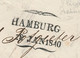 Hamburg - 1840 - Folded Letter Van Hamburg Naar Amsterdam / Nederland - Hambourg