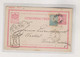 BULGARIA 1895 SEVLIEVO Registered Postal Stationery To Austria - Brieven En Documenten