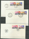 Finland, Norway, Denmark, Sweden Iceland 1973- 5 FDC Northern House In Reykjavik - Briefe U. Dokumente