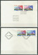 Finland, Norway, Denmark, Sweden Iceland 1973- 5 FDC Northern House In Reykjavik - Covers & Documents