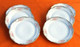 Suite De 6 Assiettes à Plates  Décor Floral  Porcelaine Winterling Roslau  Bavaria Allemagne - Altri & Non Classificati