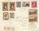 BELGIEN BELGIE BELGIQUE 1939, Reco-Brief Von LEUVEN Nach Dakar/SENEGAL U.a. Rotes Kreuz Frankiert - 1929-1941 Grand Montenez