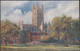 Gloucester Cathedral From The Paddock, C.1910s - Tuck's Oilette Postcard - Gloucester