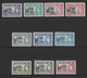 Tristan Da Cunha 1952 KGVI Definitives Short Set Of 10 To 2/6 FM , One With Spot - Tristan Da Cunha