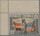 Spanien: 1938, 150th Anniversary Of U.S. Constitution, Airmail Stamp 1pts.+5pts. With Inverted Surch - Neufs