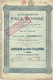 Titre Ancien - Etablissements Paul Ronsse - Titre De 1921 - N°0343 - Textile