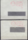 LUXEMBOURG Lot De 15  Enveloppes Avec Oblité  Mécaniques " EMA "  1980-81-83-84 Dudelange-Esch-Differdange-Luxembourg - Máquinas Franqueo (EMA)