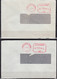 LUXEMBOURG Lot De 15  Enveloppes Avec Oblité  Mécaniques " EMA "  1980-81-83-84 Dudelange-Esch-Differdange-Luxembourg - Maschinenstempel (EMA)