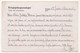 FRANCE - Carte Postale - Postkarte - Correspondance Des PG - Du Stalag V A Censeur Geprüft 28 - 1941 - Guerre De 1939-45