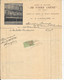 Facture 1924 - "AU VIEUX CHENE" Place Magenta à NICE - J.LANGLOIS -ACHAT VENTE DE BEAUX MOBILIERS Décorée Photo Magasin - 1900 – 1949