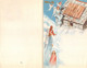 10227 "LETTERINA DI NATALE - GLI ANGELI - 1950" IMMAGINE IN CROMOLIT., POP-UP TRA LA 1° E 3° PAGINA, SACRA FAMIGLIA - Other & Unclassified