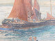 Delcampe - Gfr DOTCHIN (XIX - XXème) Huile Sur Panneau "Retour De Pêche Animée Thonniers"  1922 - Olii