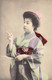 Japan - Geisha - Lady Points Her Finger - Sonstige & Ohne Zuordnung