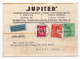 1939. AIRMAIL,CORRESPONDENCE CARD,JUPITER,YUGOSLAVIA,SERBIA,SUBOTICA TO GREAT BRITAIN,LONDON - Luftpost