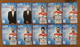 Power Volley Milano Team Lot De 16 Carte Postale - Voleibol