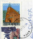 Poland Lubomia 2010 Cover Used To Turkey | Mi 3651, 4093, 4199 Buildings, Churchs, Sculptures, Fountains - Briefe U. Dokumente