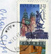 Poland Lubomia 2010 Cover Used To Turkey | Mi 3651, 4093, 4199 Buildings, Churchs, Sculptures, Fountains - Lettres & Documents