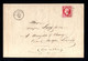 14769-FRANCE-OLD COVER RAMBOUILLET To NEAUPHTE Le CHATEAU.1861.Napoleon.80 Cts.FRANCIA.BRIEF.Enveloppe. - Storia Postale