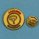 1 PIN'S //  ** A.M.S.L. / FRÉJUS / PARACHUTISME ** - Parachutespringen