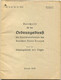 Deutschland - Vorschrift Für Den Ordnungsdienst Der Sanitätskolonnen Des Deutschen Roten Kreuzes - Teil I Ordnungsdienst - Transport