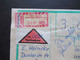DDR 1989 Einschreibe Gebührenzettel Sb Postämter 1057 Berlin Nachnahme Wirtschaftspaket Mit Einlieferungsschein - Brieven En Documenten