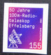 Bund/BRD November 2021 Skl Rollenmarke "50 Jahre Radioteleskop Effelsberg" MiNr 3622, Mit Zählnummer 80 Postfrisch - Ungebraucht