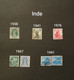 Lot De Timbres Oblitérés Pays Inde - Colecciones & Series