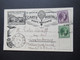 Luxemburg 1927 Poste Aerienne Stempel L3 Par Ballon Exp. Phil. Luxembourg Stempel Roodt Ballonpost - 1921-27 Charlotte Front Side