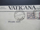 Vatikan 1929 / 32 Freimarken Nr.6 Und 7 MiF Umschlag Vaticana Citta Del Vaticano Nach Heidelberg Gesendet - Briefe U. Dokumente