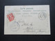 Schweiz 1900 AK Mit Wappen Stempel Davos Dorf Und Ank. Stempel Altdorf (Pfalz) In Bayern / Altdeutschland - Cartas & Documentos