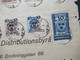 Delcampe - Schweden 1916 Landsturm I Nr.96 Und II Nr. 97 - 106 Gestempelt Stockholm AFG Auf Großem Briefstück KW 860€ - Covers & Documents